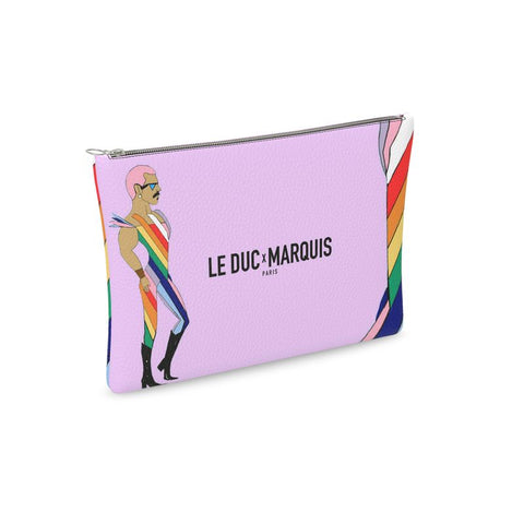 Pride Fred- Leather Clutch Bag
