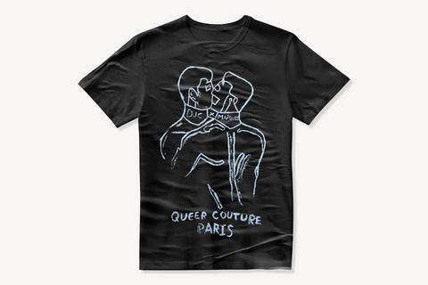 Shut Up & Kiss Me- Hand-Painted T-Shirt
