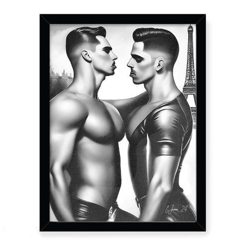 The Two Boys- Framed Art Print
