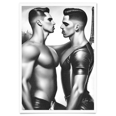 The Two Boys- Satin Paper Poster